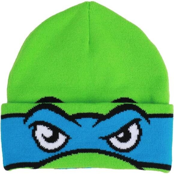 TMNT Rolldown Raph Adult Mesh Eye Green Beanie main image 5